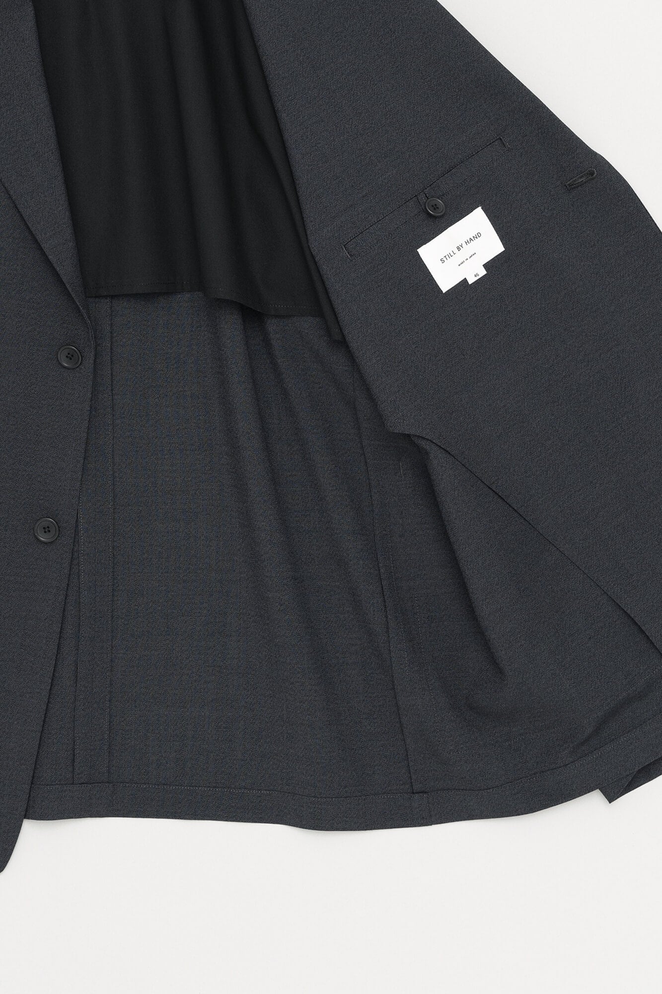 Relaxed Wool Mix Blazer Charcoal