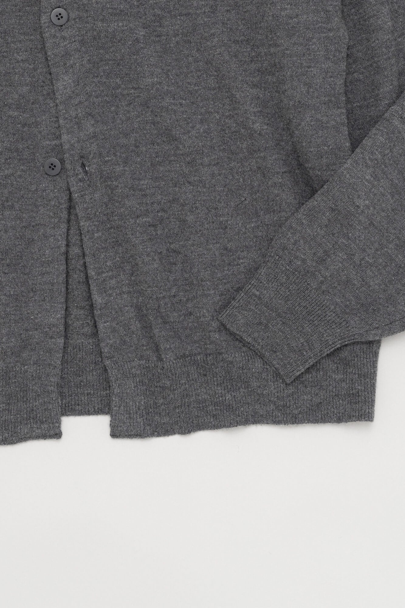 Silk Mix Cardigan Grey