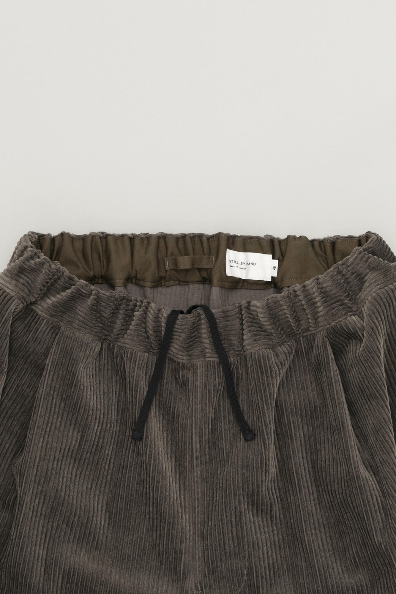 Corduroy Easy Pants Khaki Brown