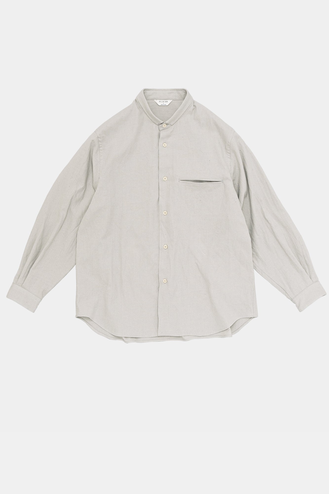 Silk Nep Twill Shirt Sage
