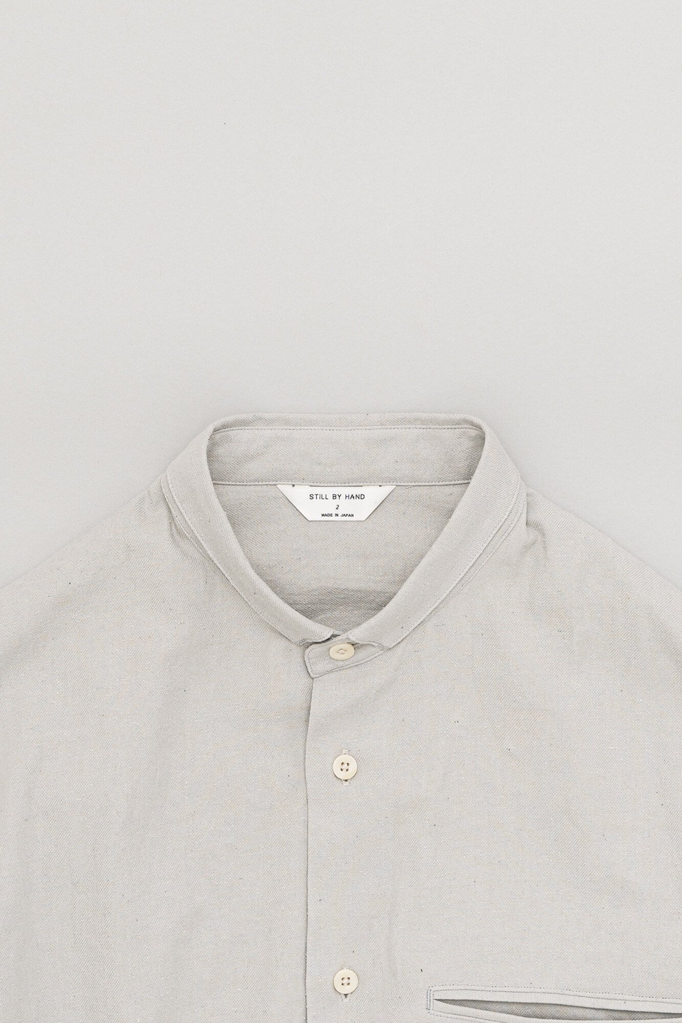 Silk Nep Twill Shirt Sage