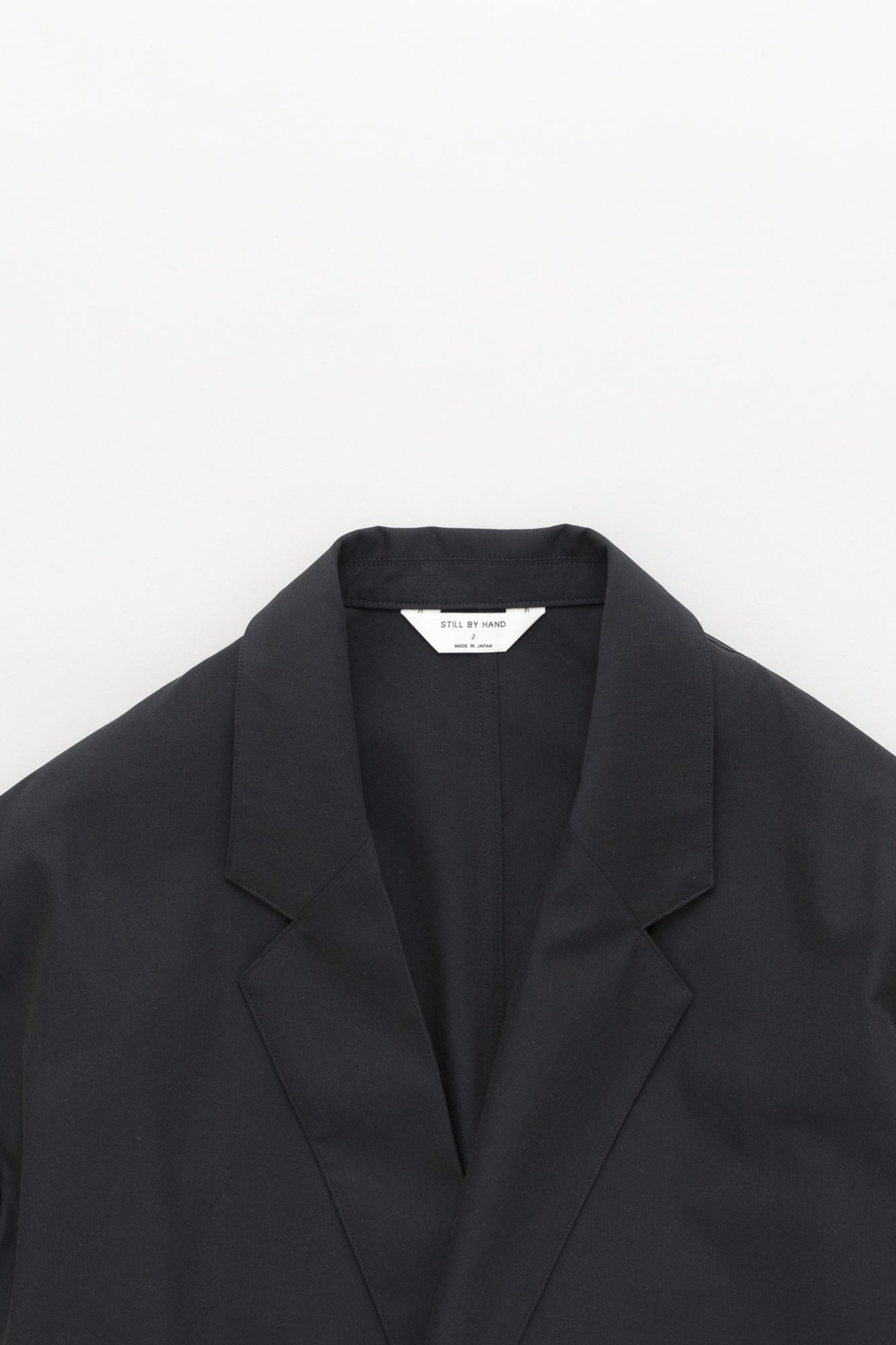Cupro Mix Easy Jacket Dark Navy