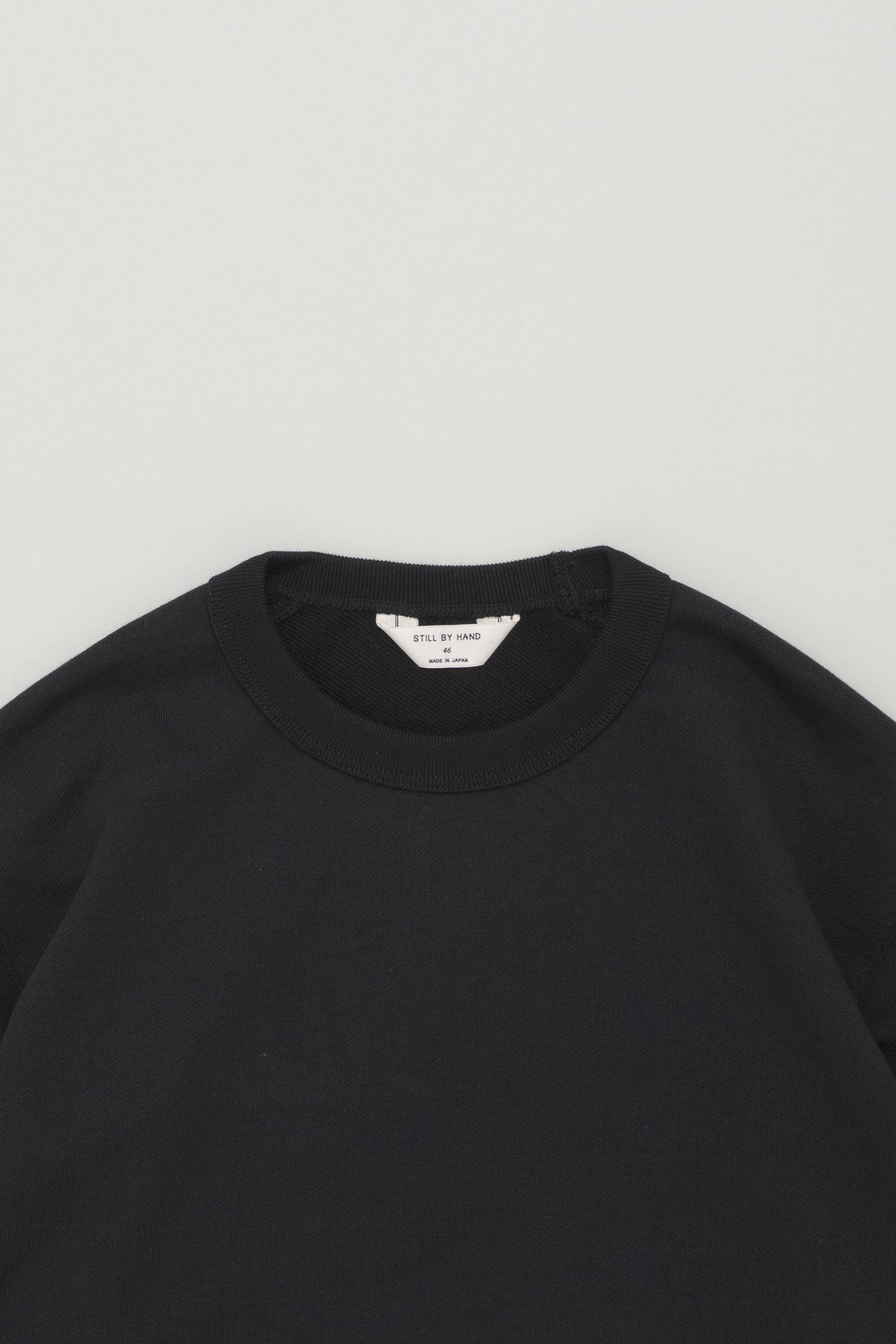 Pima Cotton Sweatshirt Ink Black