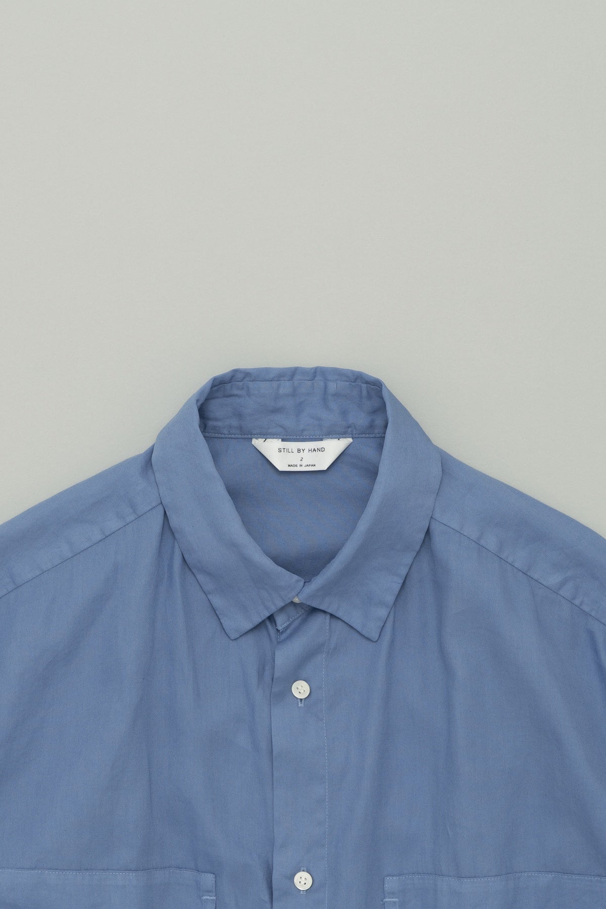 Garment-Dye Over Shirt Sky Blue