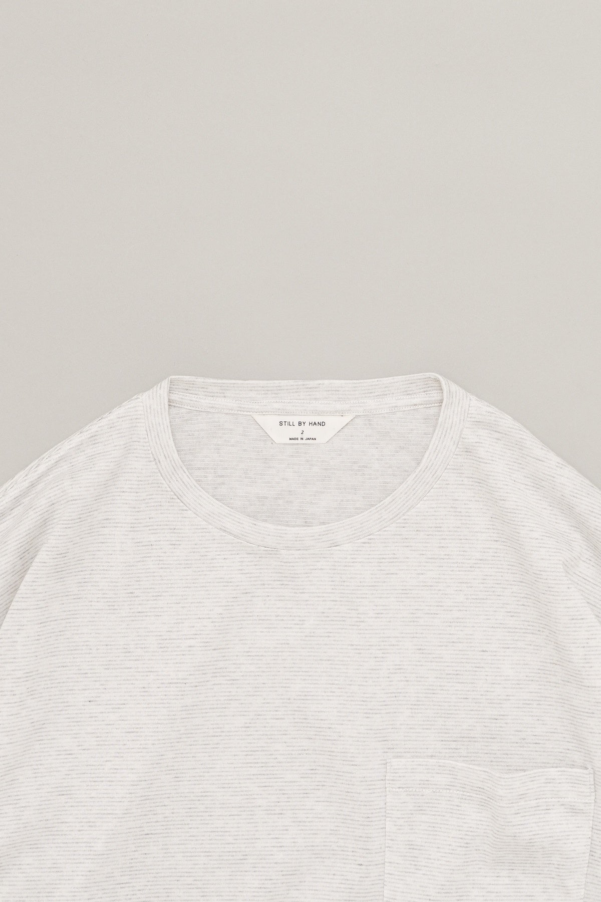 Loose Pocket Longsleeve Light Grey