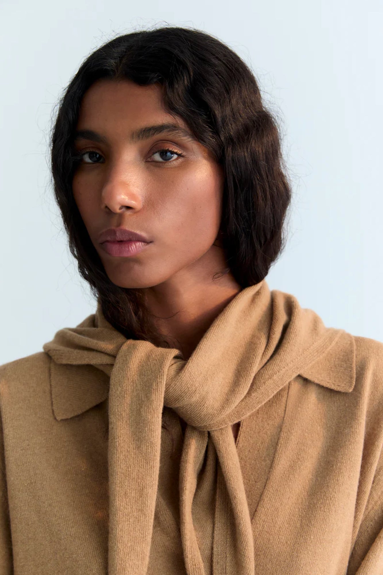 Agatha Wool Polo Camel