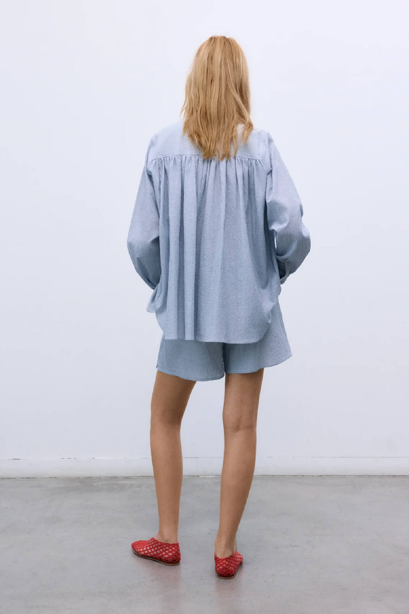 Cloe Blue Striped Shirt