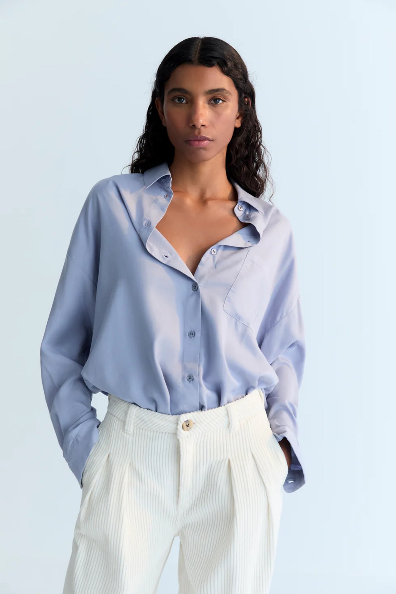 Delphine Lyocell Light Blue