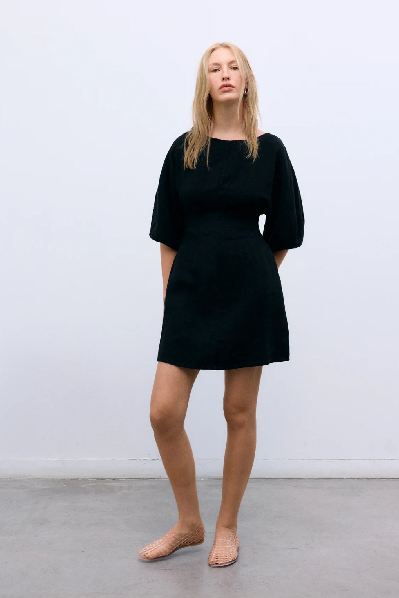 The New Society Galium Linen Dress
