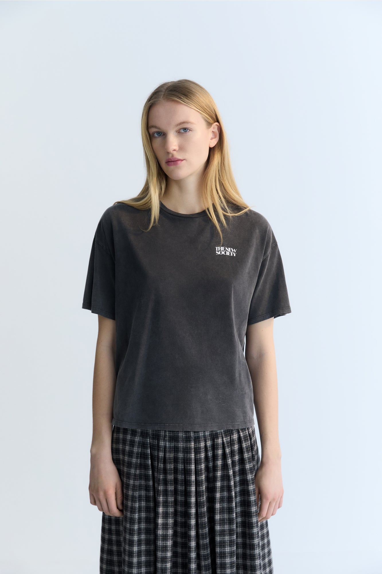 Mariana T-shirt Washed Grey