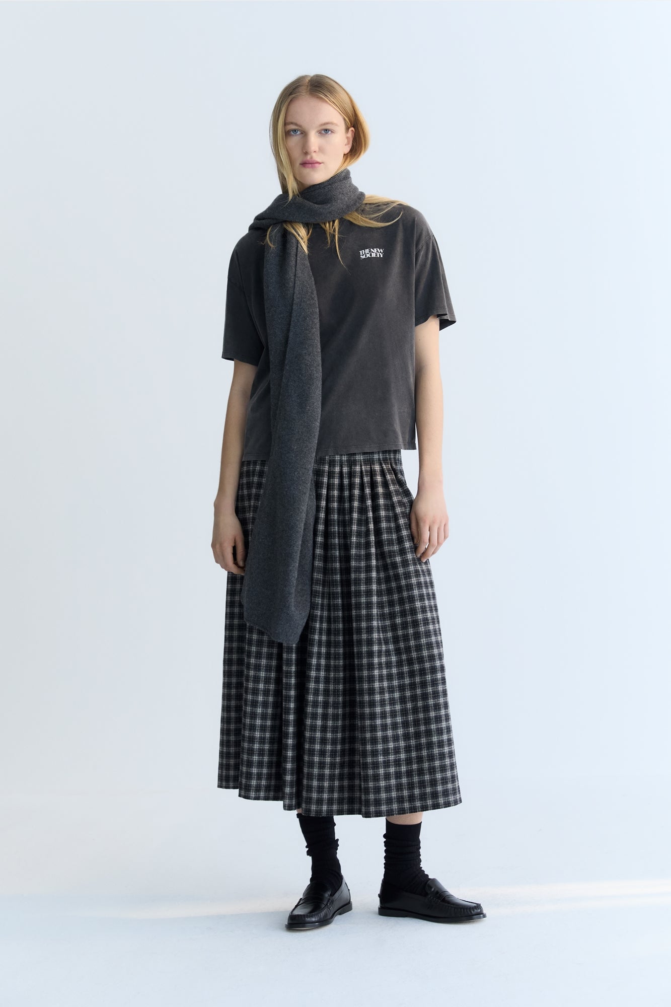 Mariana T-shirt Washed Grey