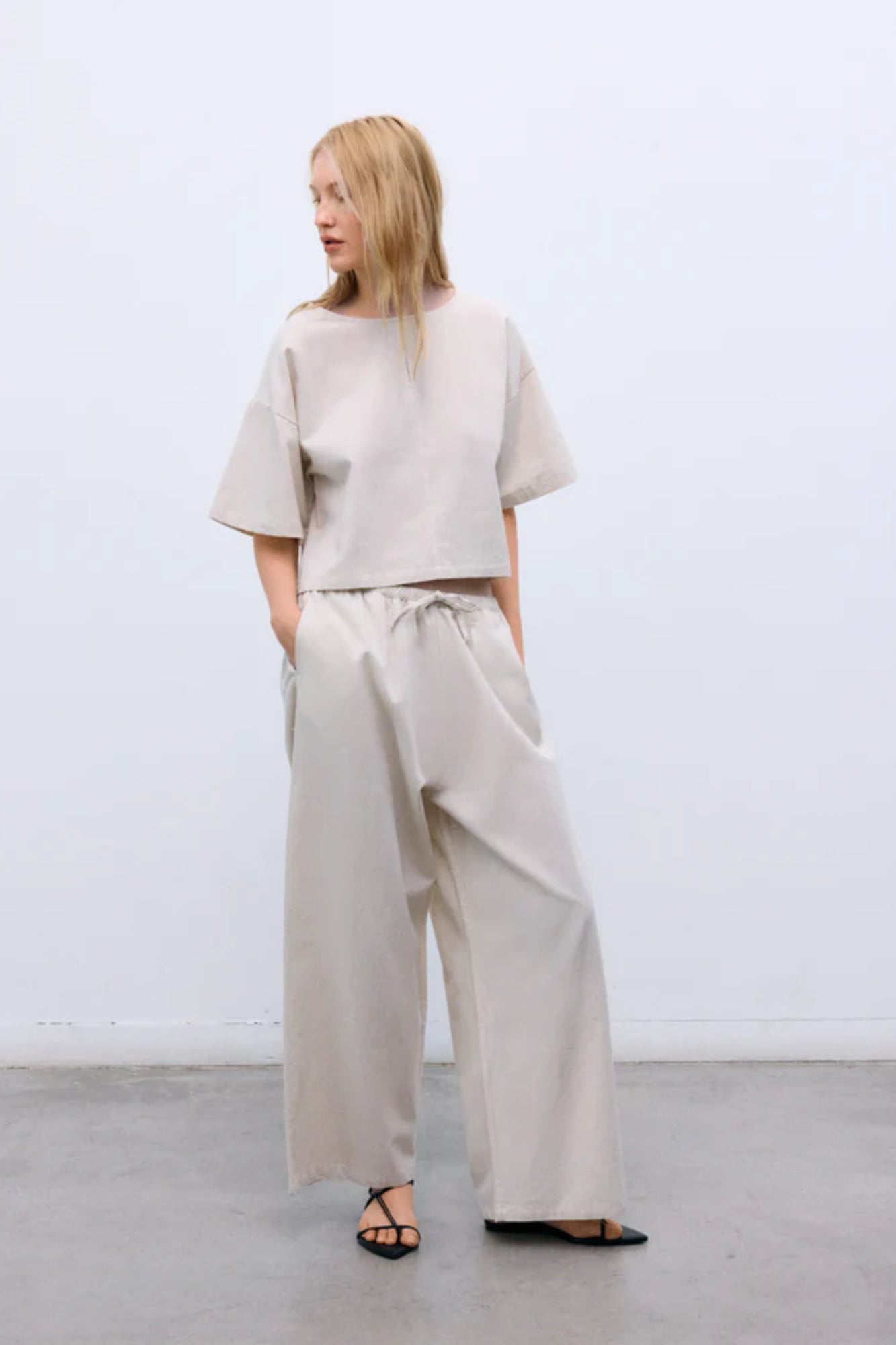 Melissa Palazzo Linen Pants