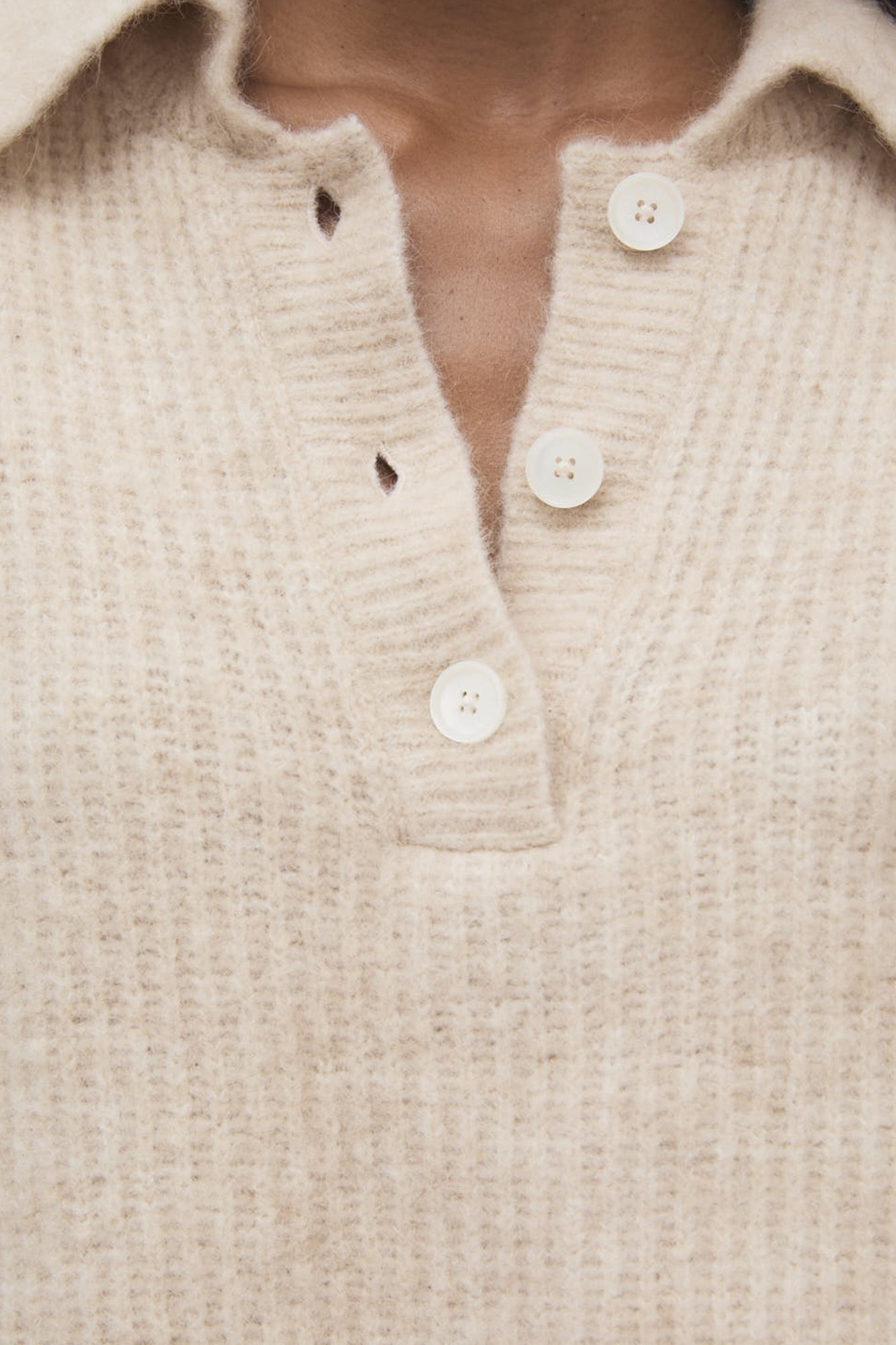 Mimi Knit Alpaca Polo