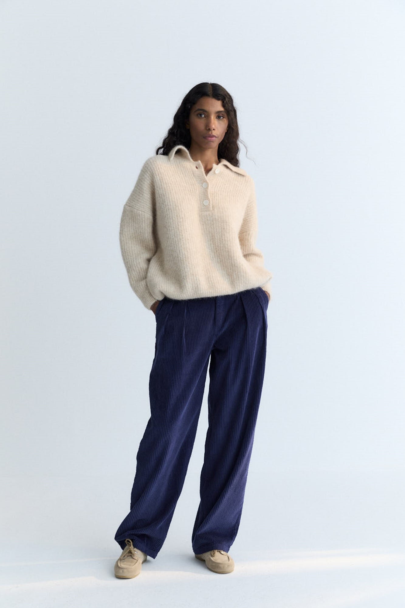 Mimi Knit Alpaca Polo