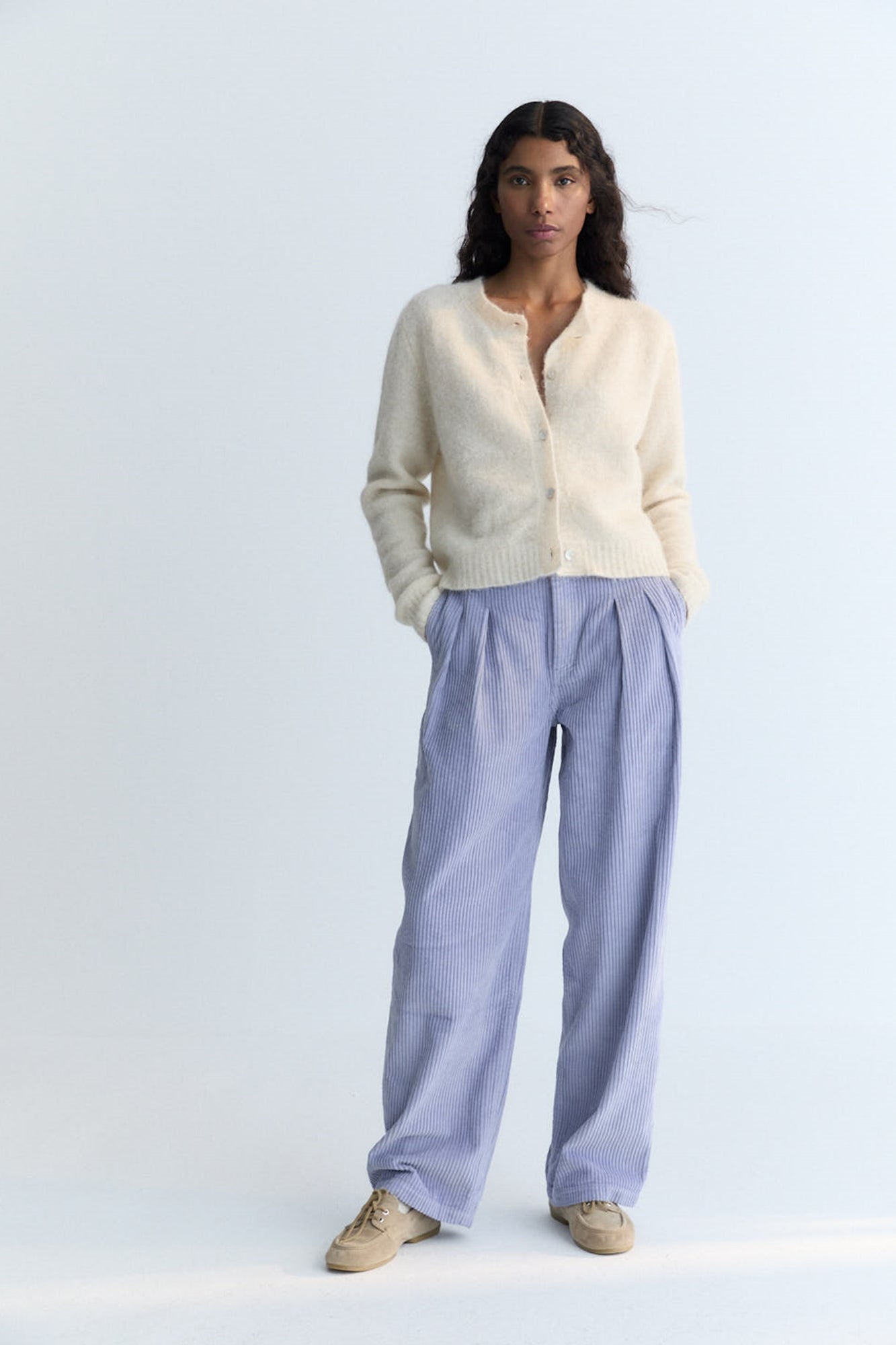 Nicol Corduroy Pants Lilac Haze