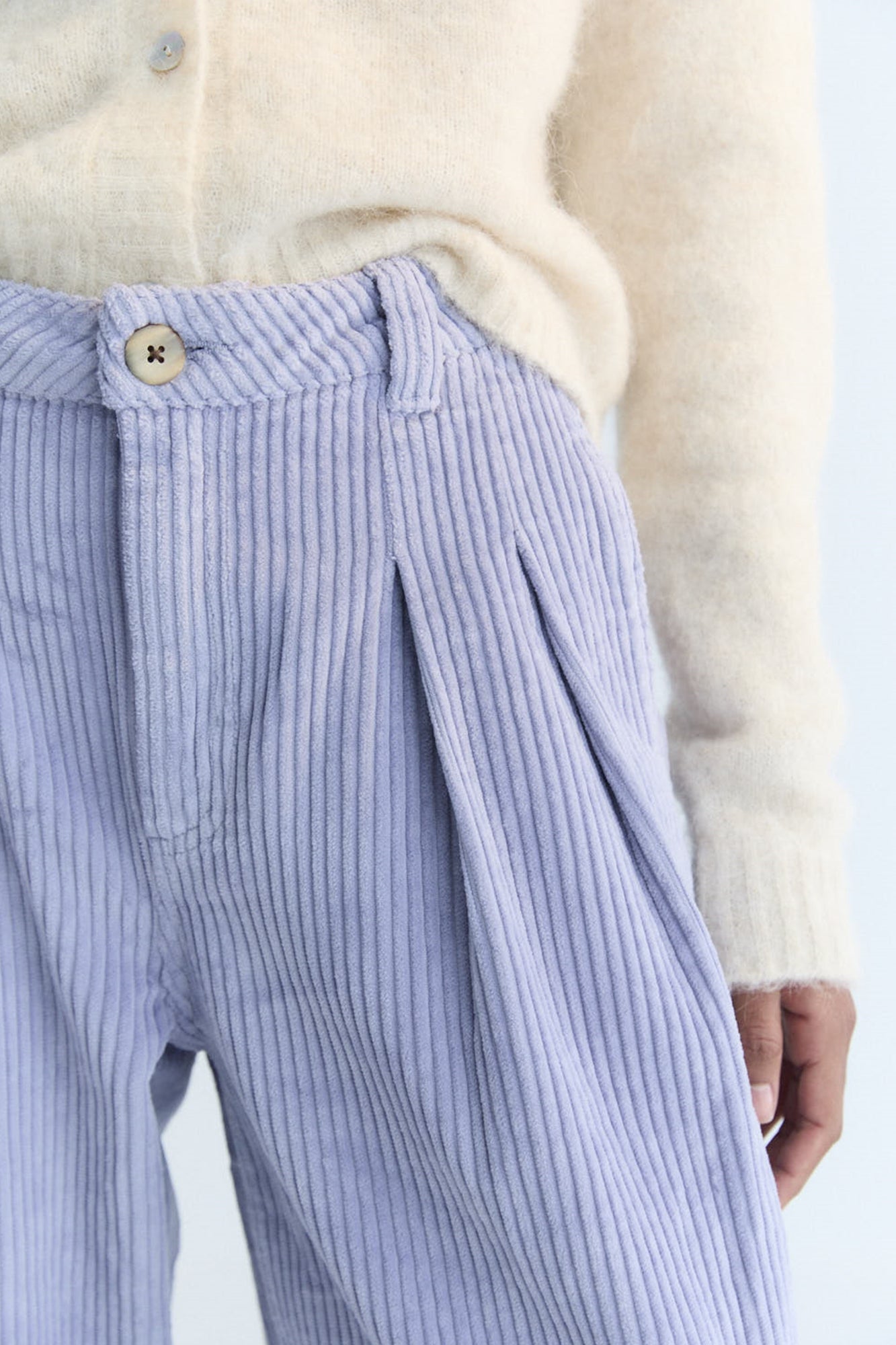 Nicol Corduroy Pants Lilac Haze