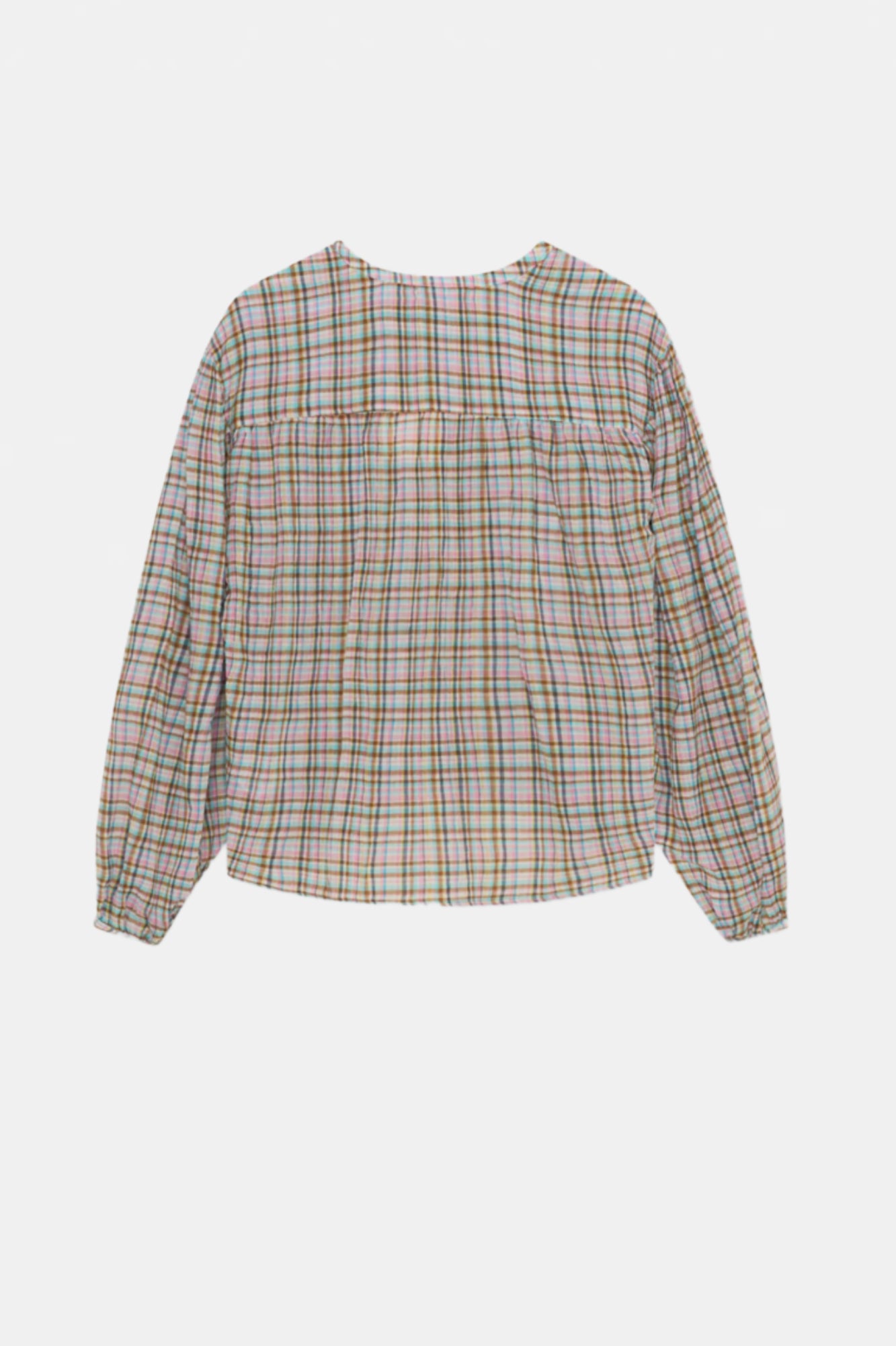 Zinnia Check Blouse