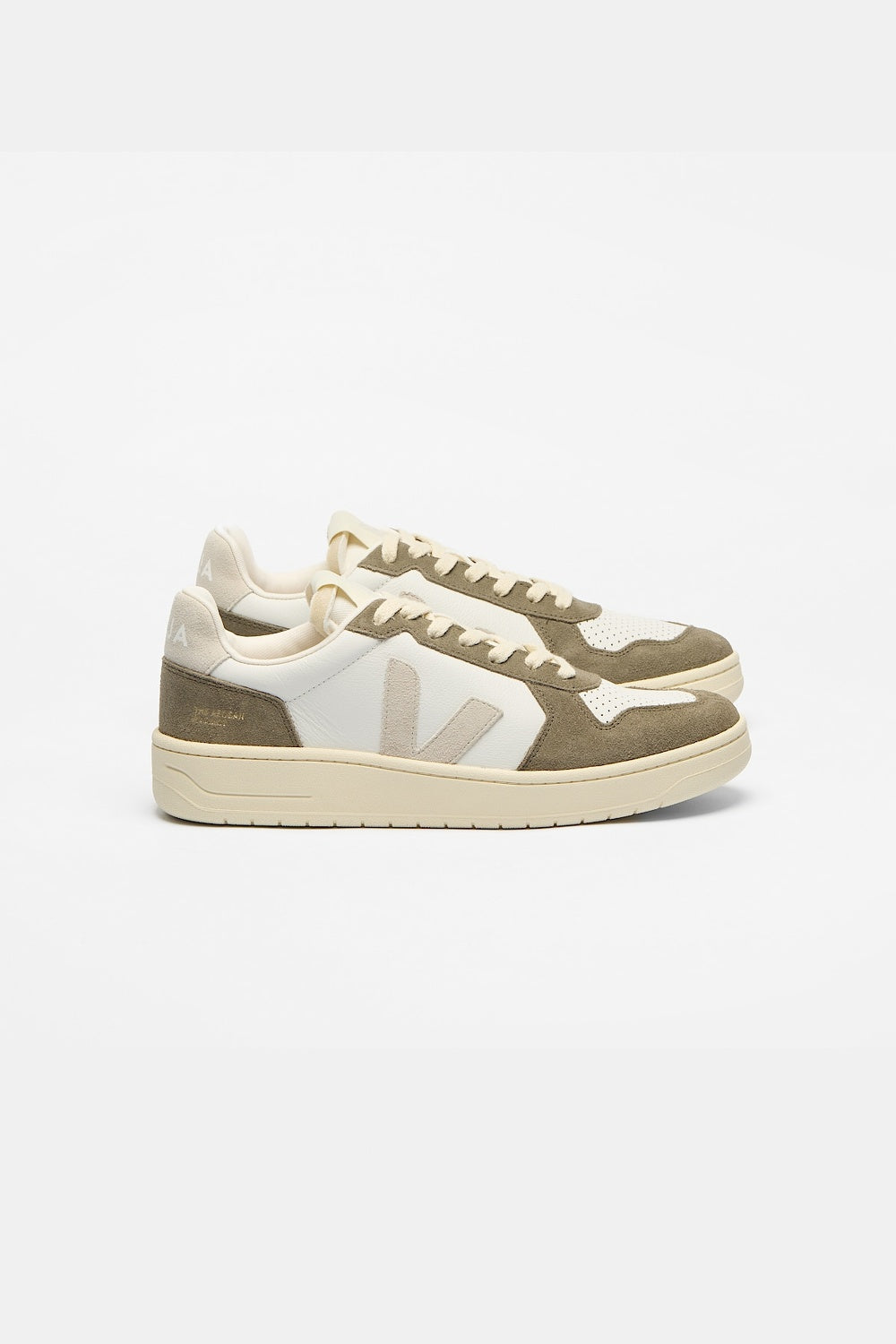 V-82 Leather White Nat-Kaki Man