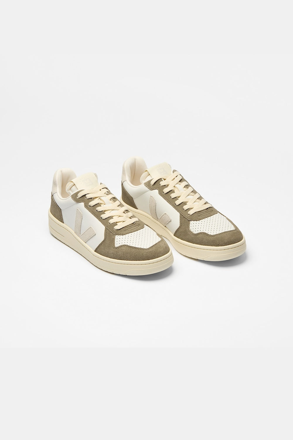 V-82 Leather White Nat-Kaki Man