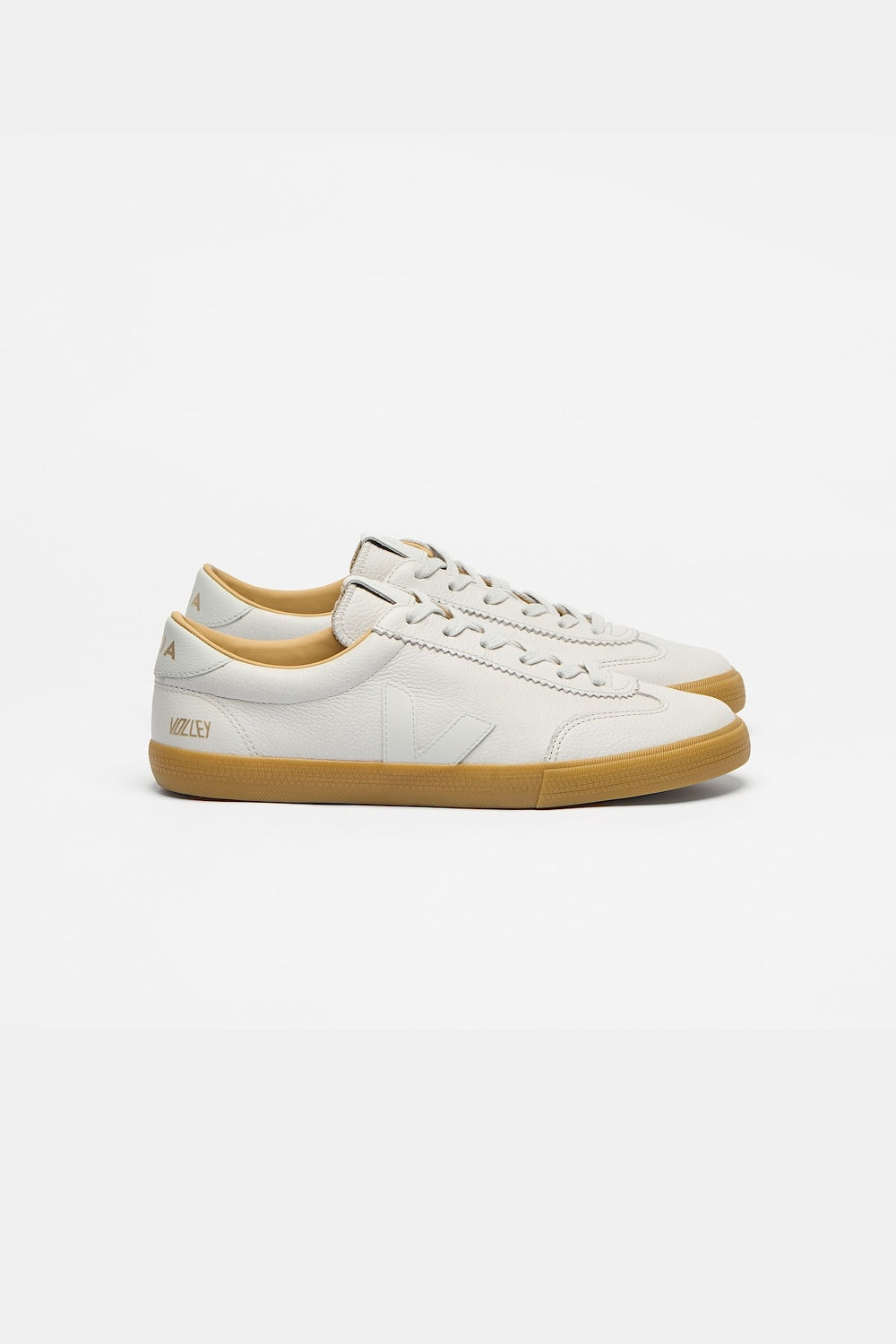 Volley Sig Grained Oil Leather Pearl Woman