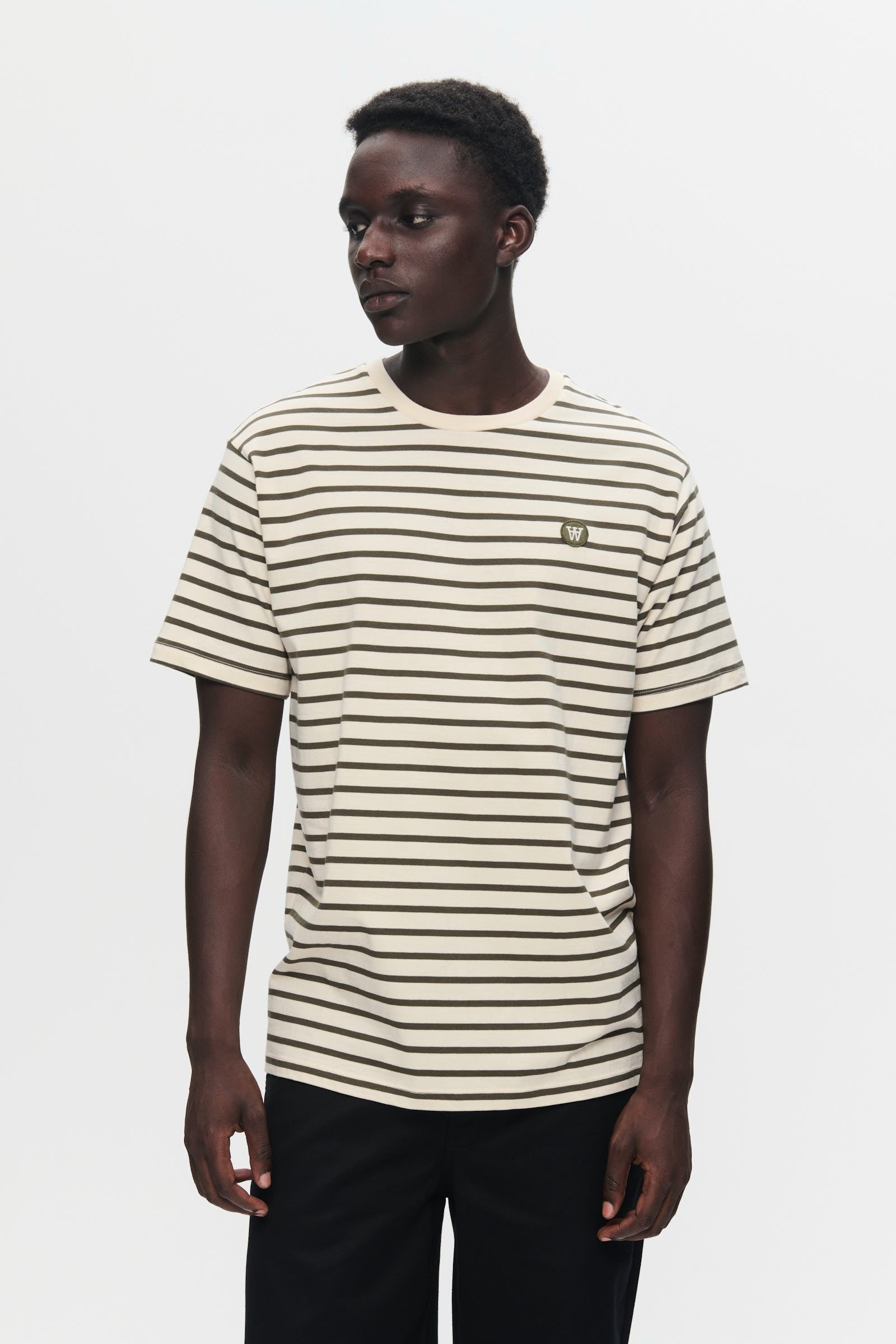 Ace Stripe Tee Grape Leaf
