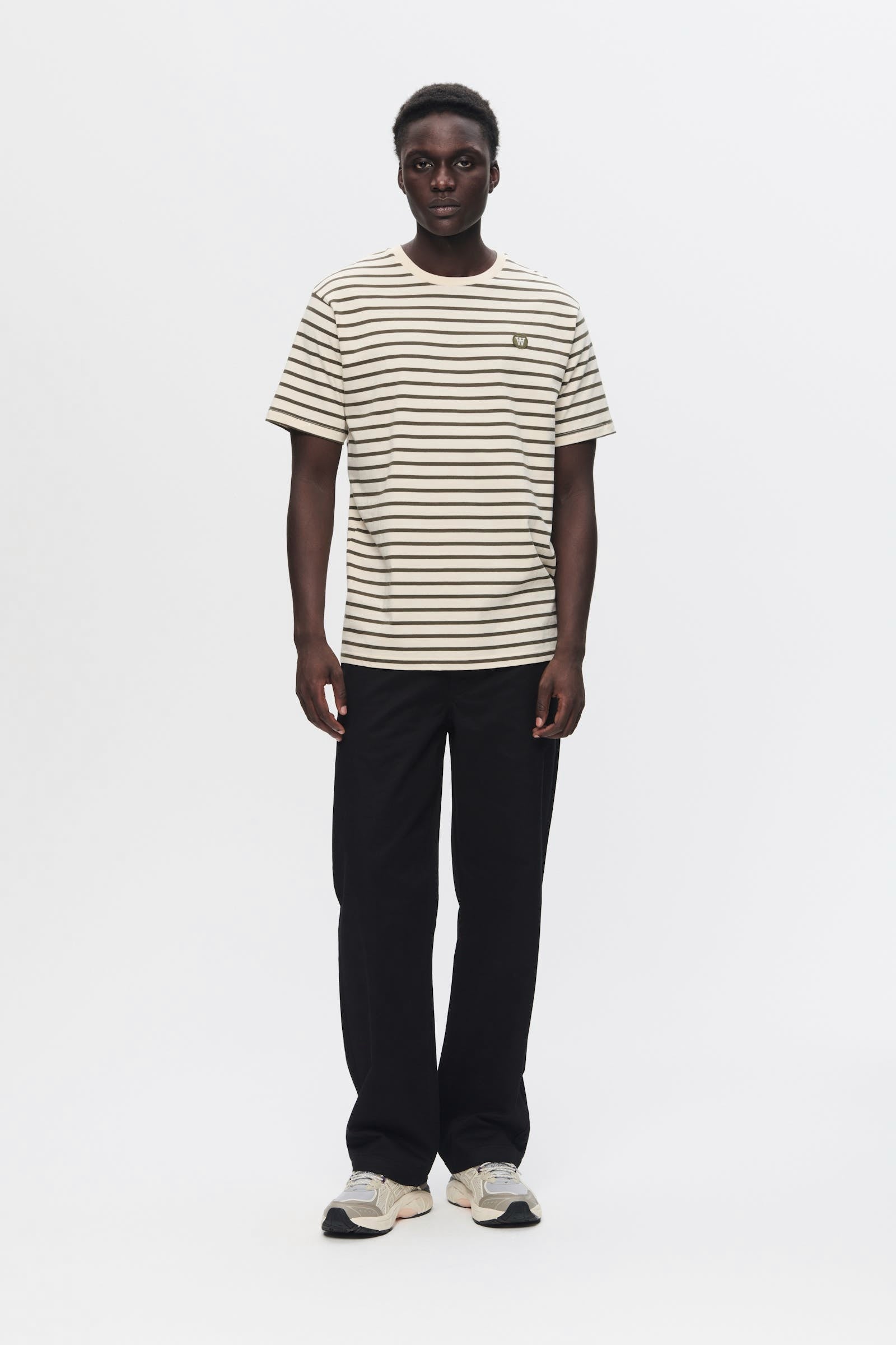 Ace Stripe Tee Grape Leaf
