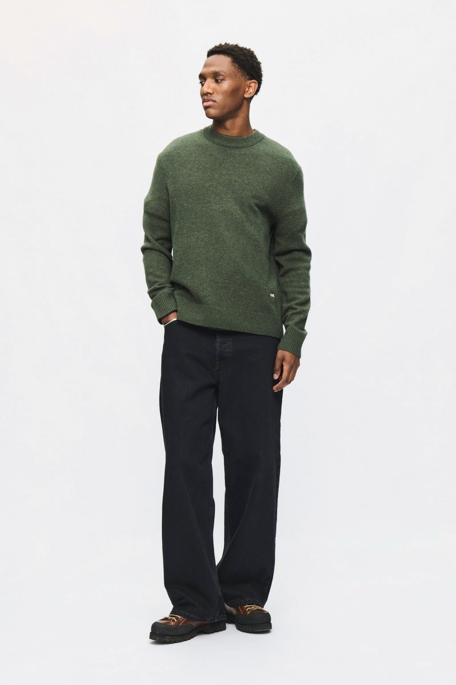 Logo Crew Neck Sweater Deep Depths