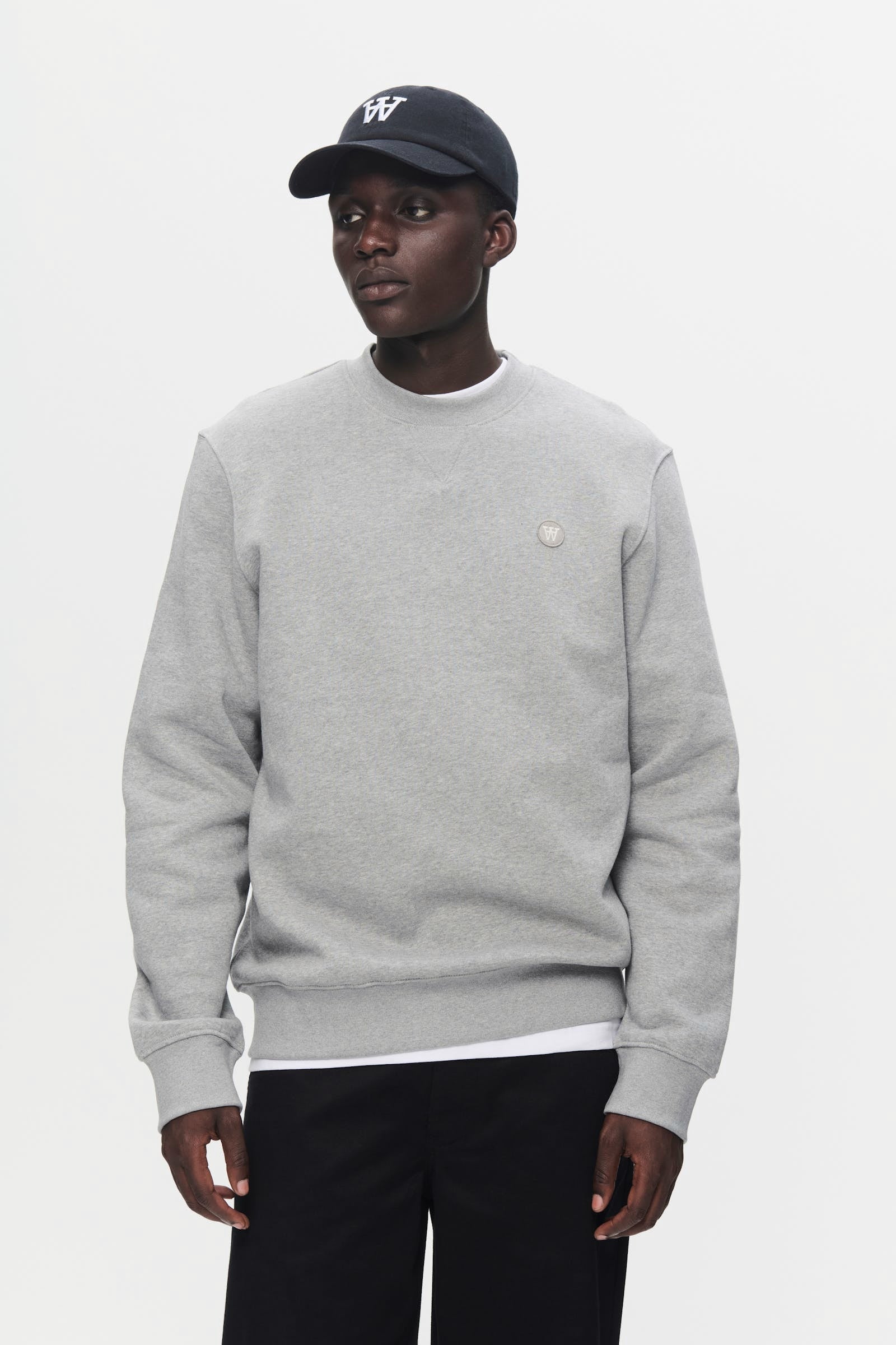 Tye Crewneck Sweatshirt Melange Grey