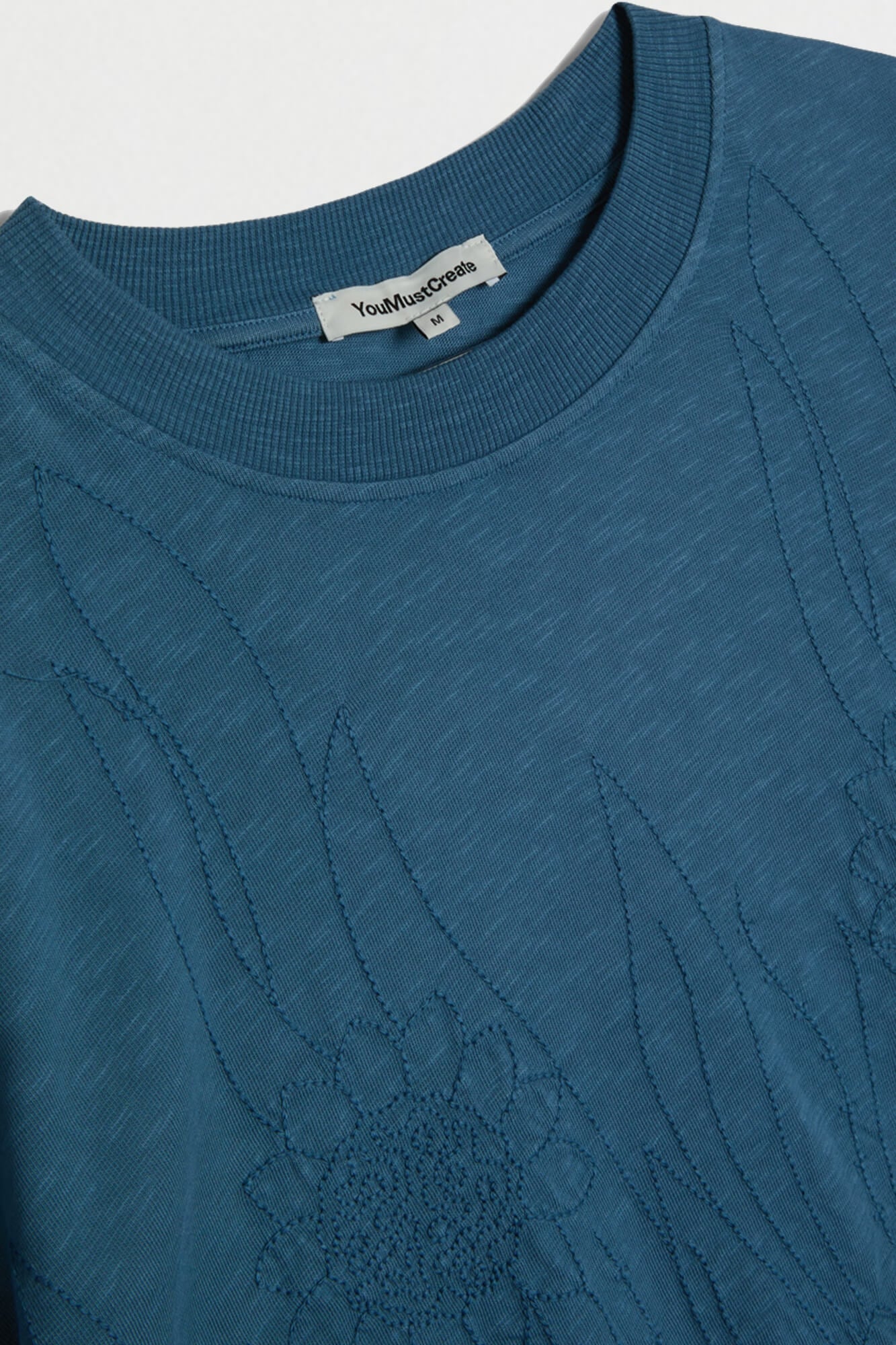 Triple Sunflower T-shirt Steel Blue