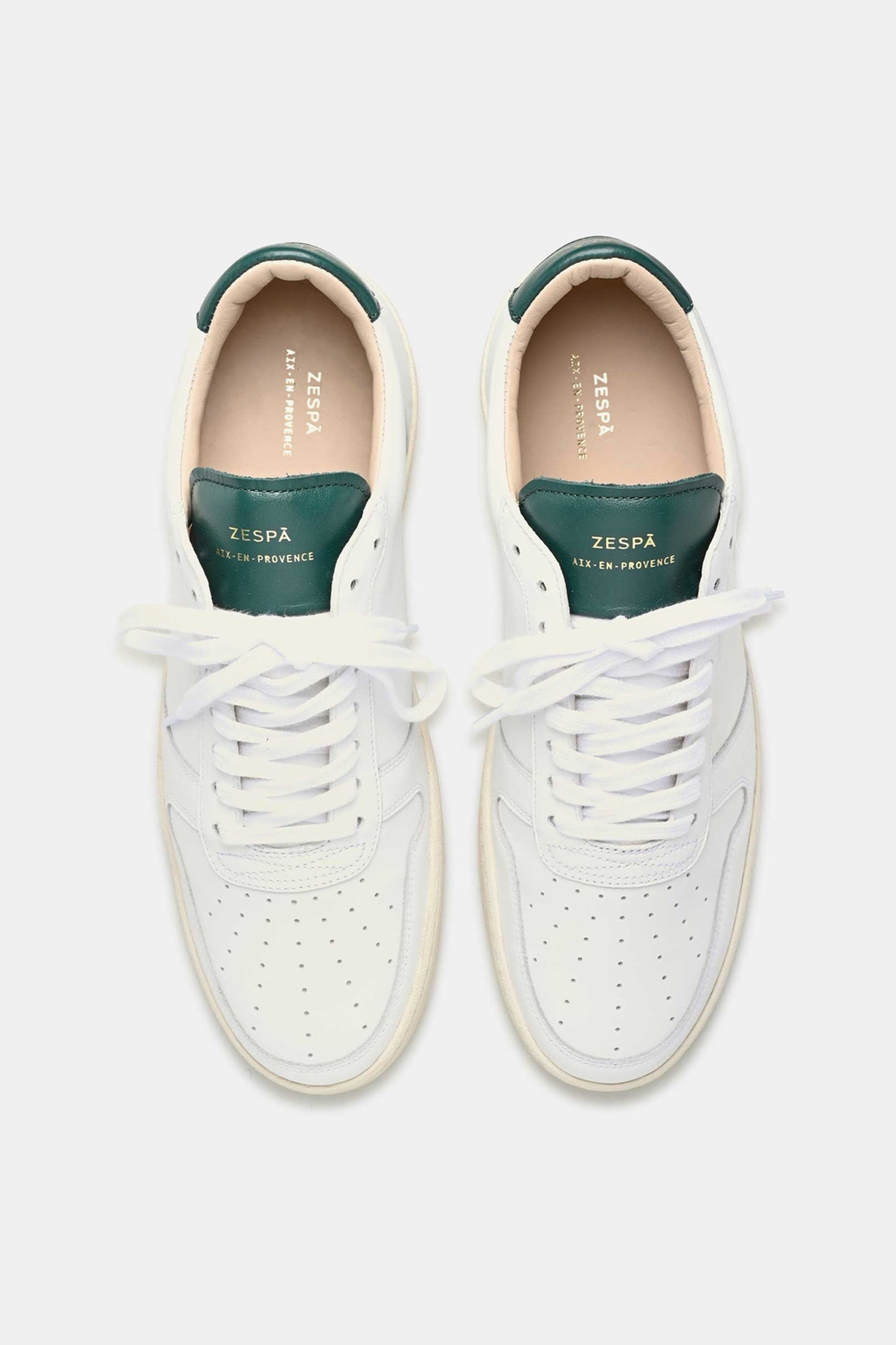 ZSP23 Apla Nappa White Dark Green