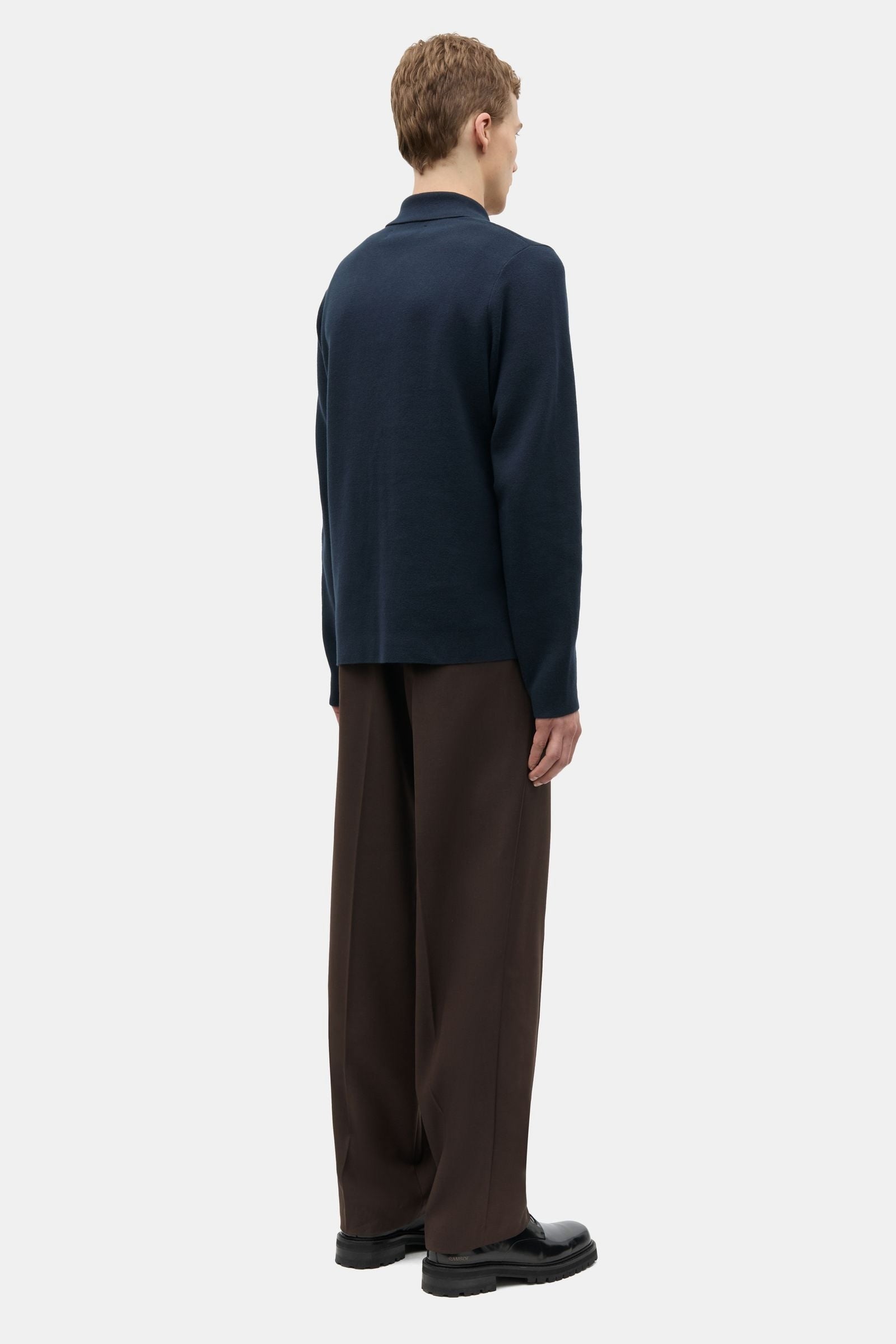 Saguna Half Zip Polo Navy
