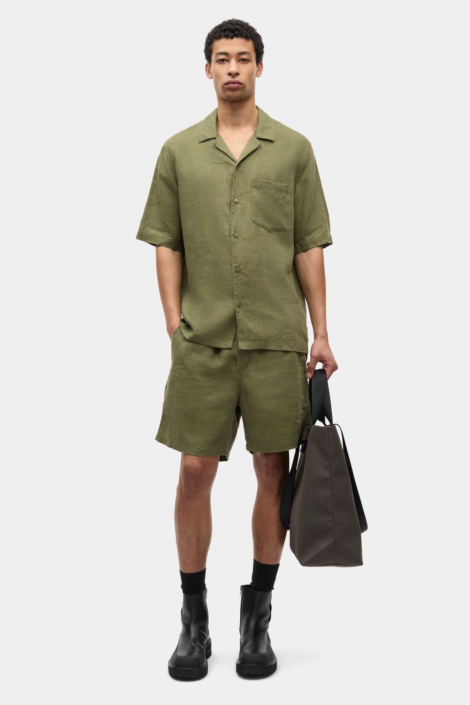 Sajabari Shorts Olive Green
