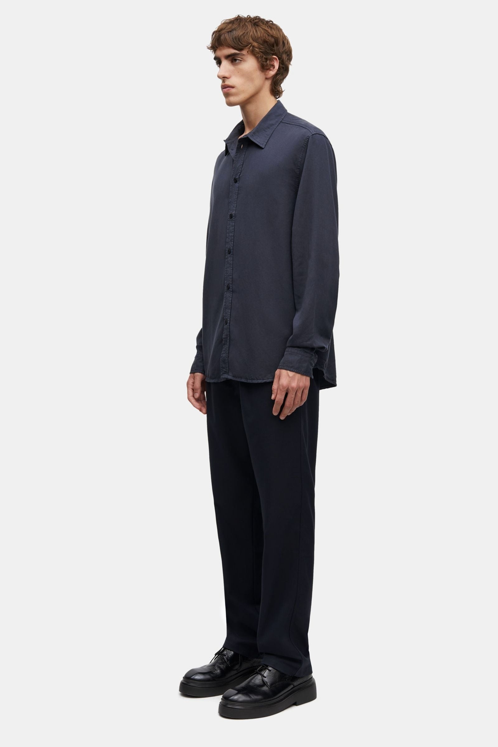 Saryan Tencel Shirt Navy