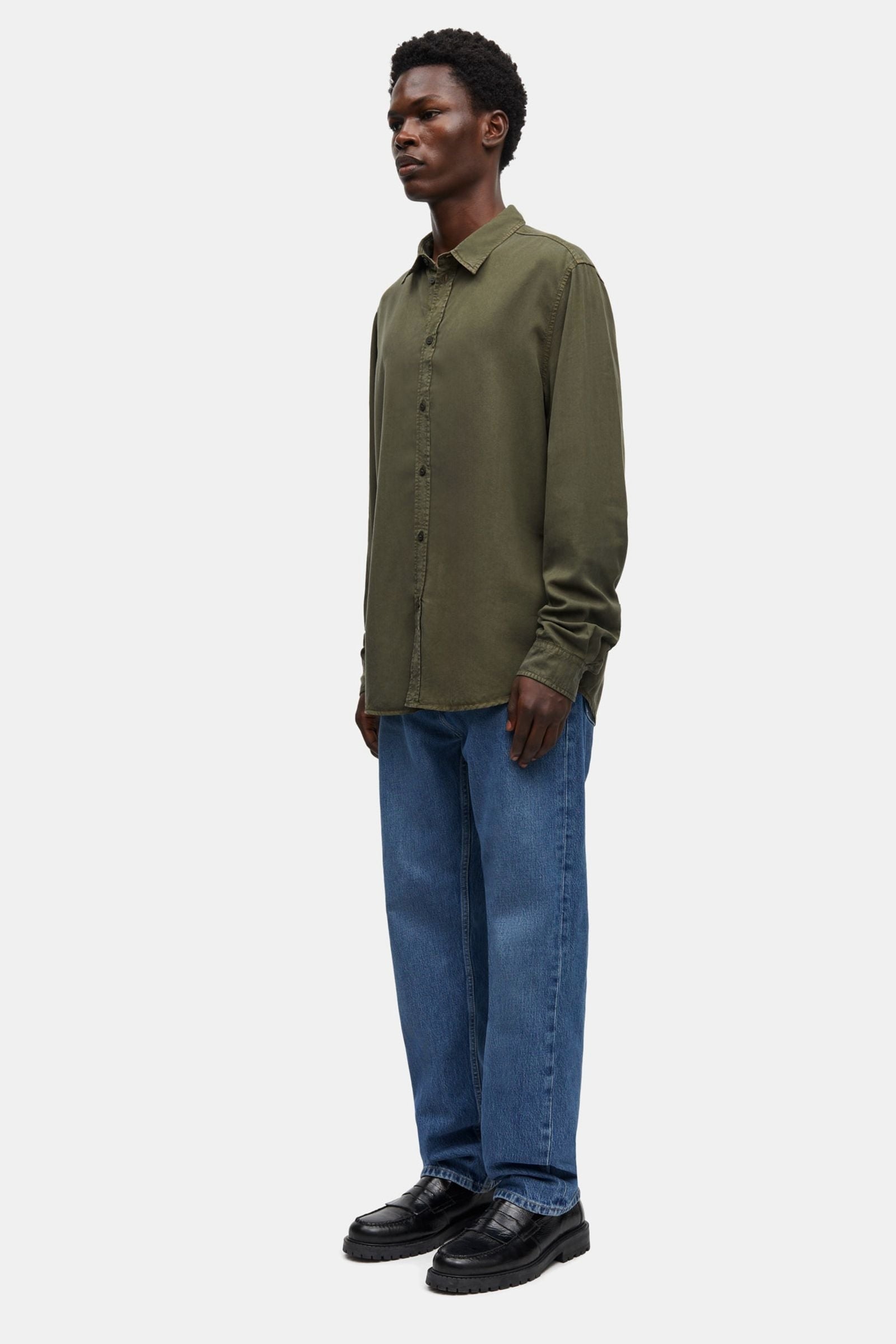 Saryan Tencel Shirt Forest