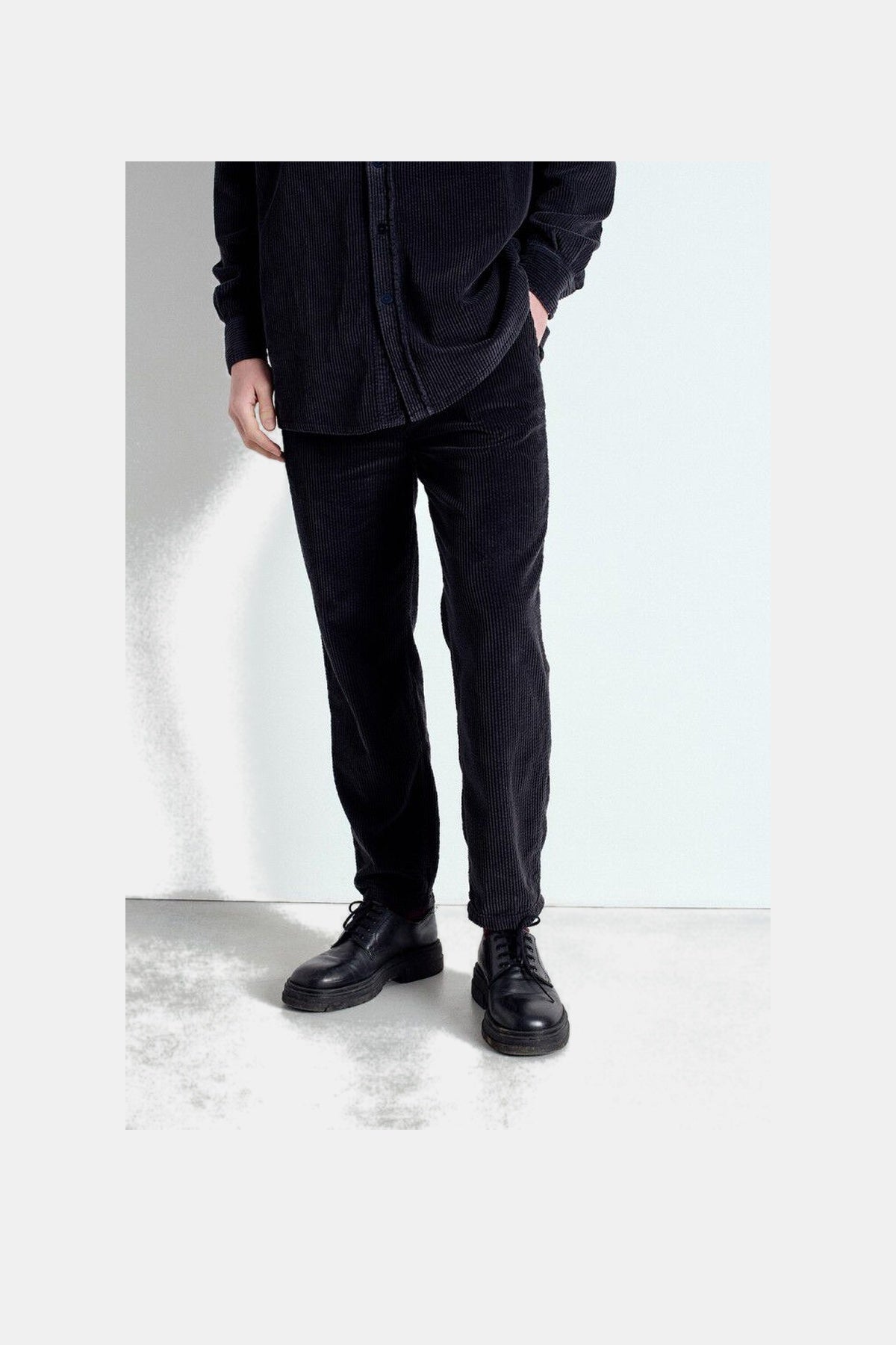 Padow Cord Joggers Carbone Vintage