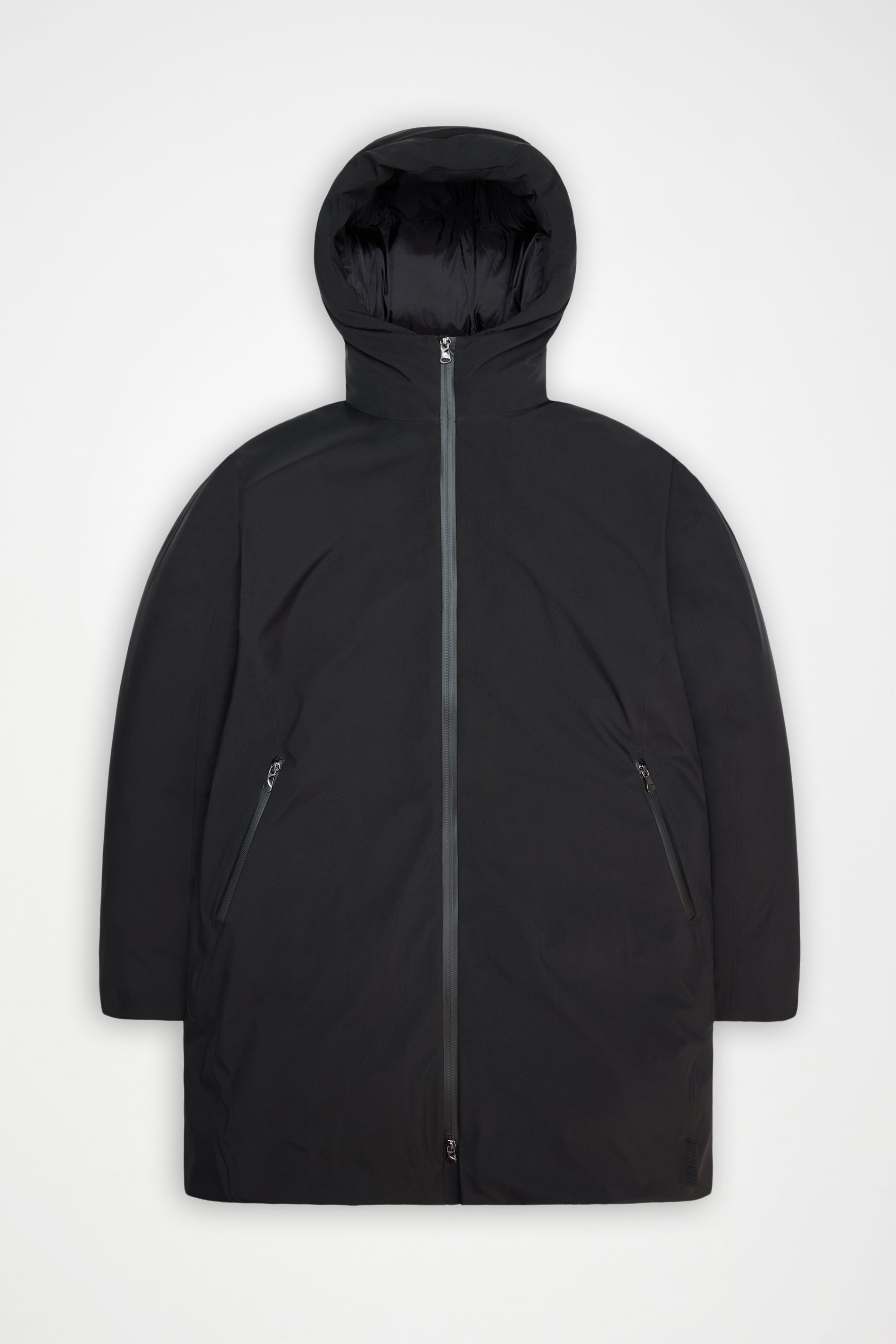 Sarna Long Puffer Jacket Black