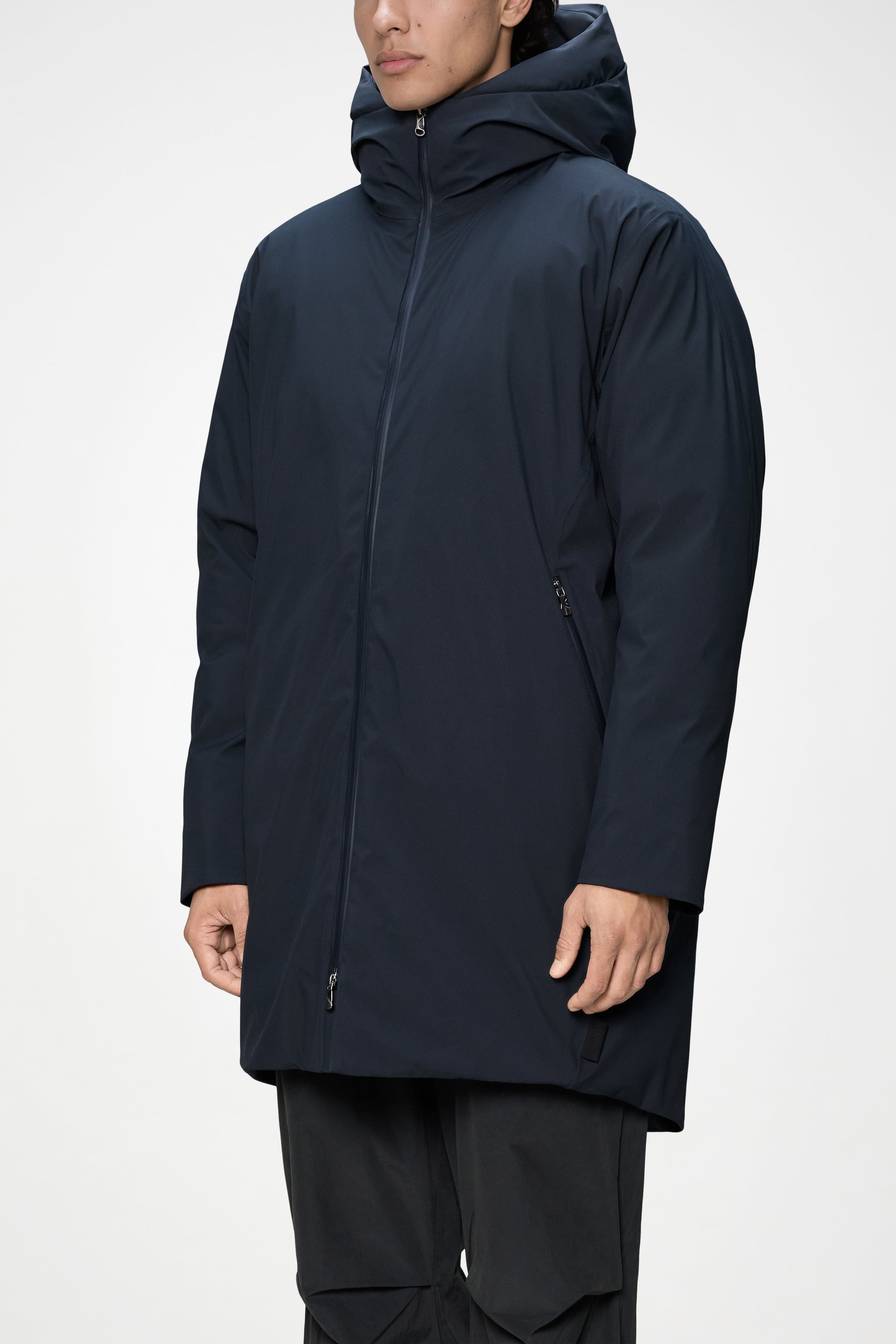 Sarna Long Puffer Jacket Navy