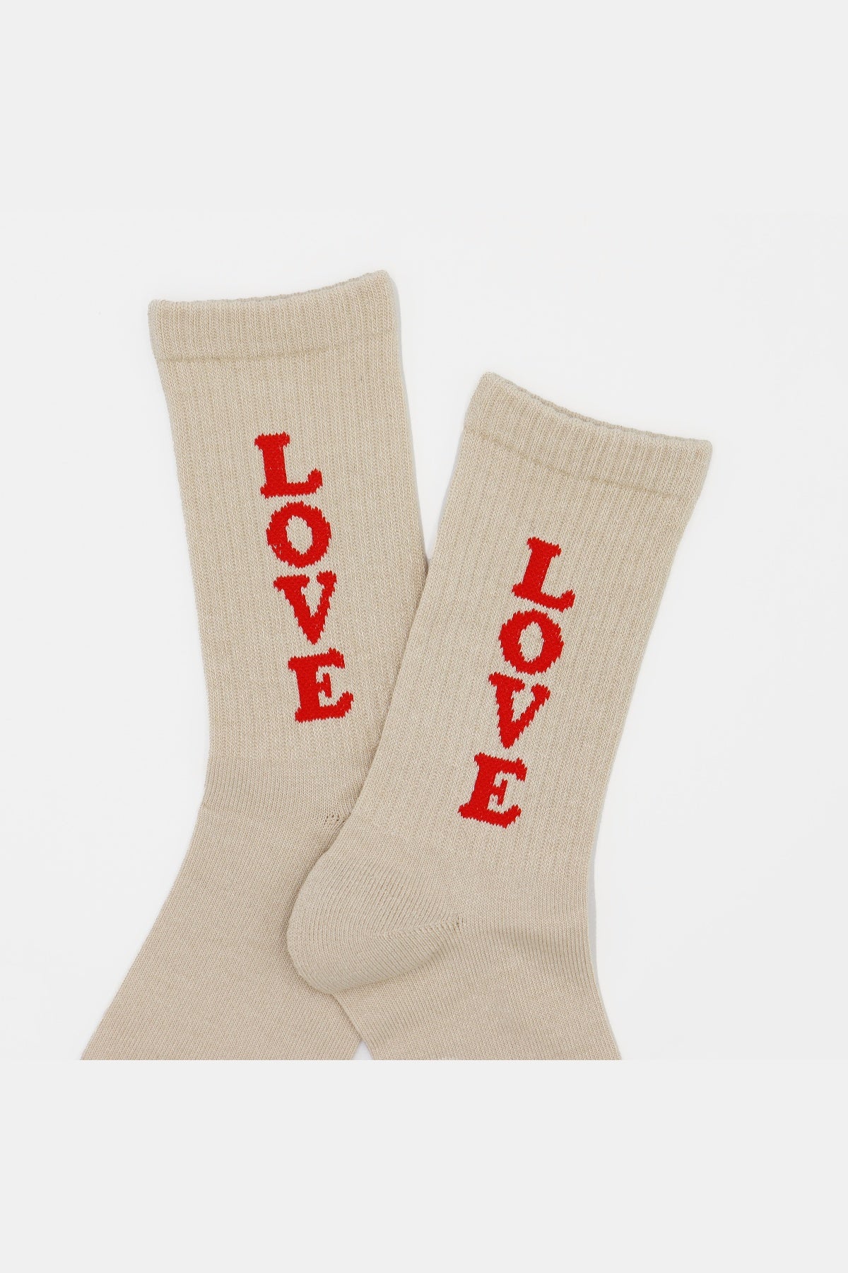 Rostersox LOVE SOCKS - BEIGE