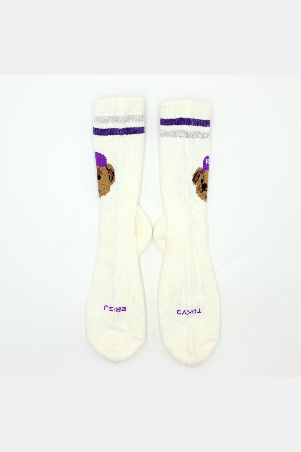 Team Bear Socks White